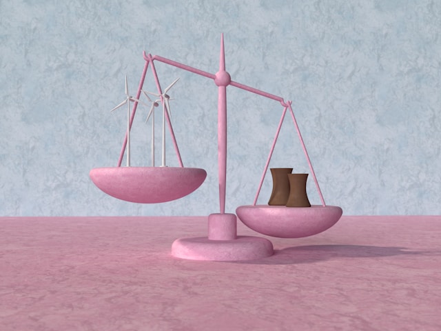 Image d’une balance en équilibre symbolisant l’équilibre hormonal féminin. Illustration conceptuelle représentant l’harmonie entre les hormones progestérone, œstrogènes et autres régulateurs endocriniens